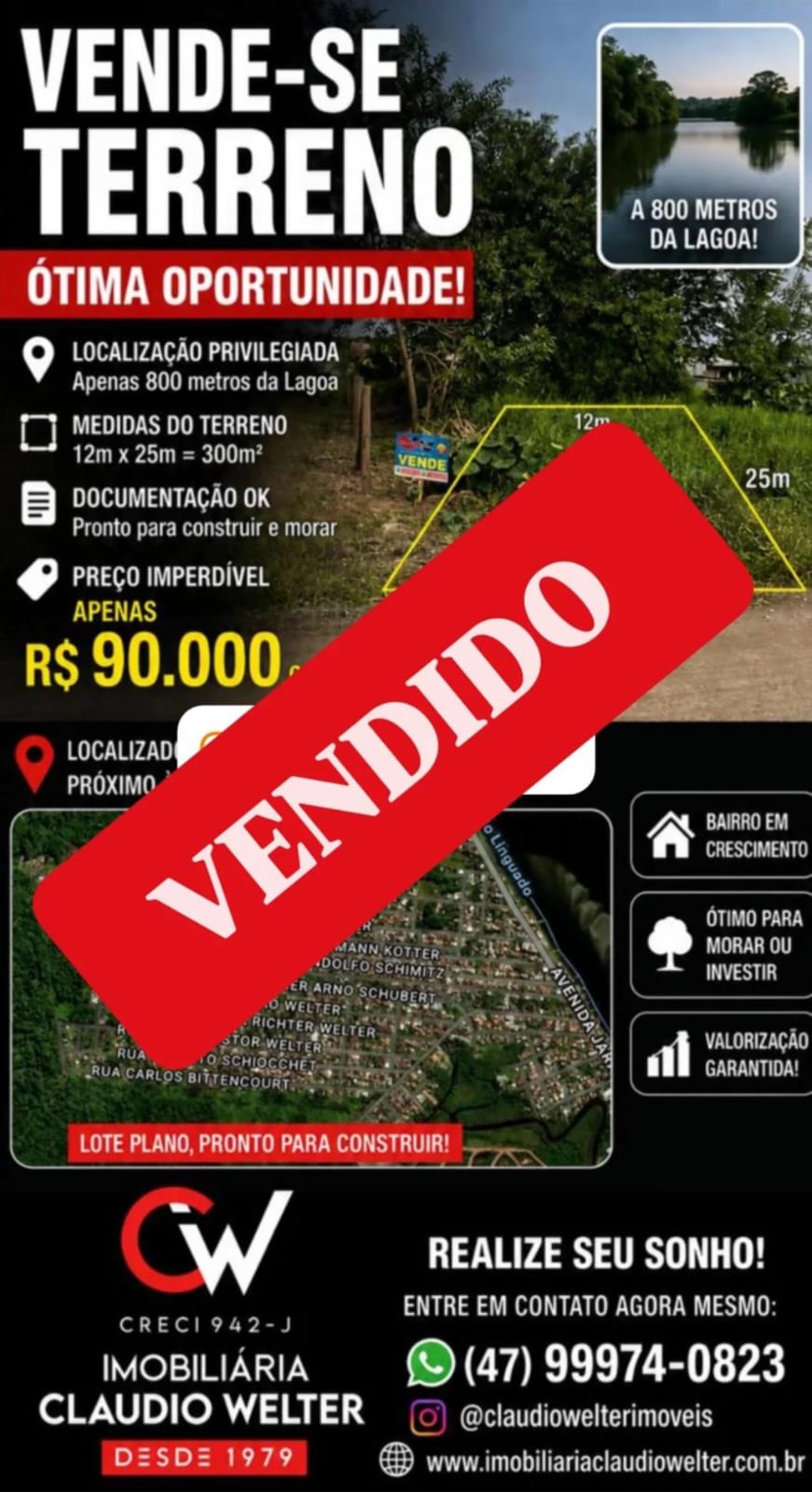 Terreno no Bairro Costeira--Balneário Barra do Sul